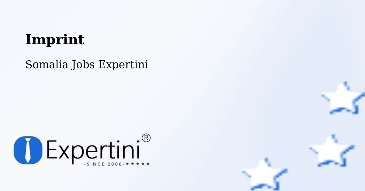 Imprint – Xarardheere - Somalia Jobs Expertini